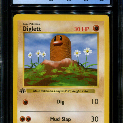 Diglett - 47/102 - CGC 8.5 - 1st Edition - Base Set - Pokemon - 38115