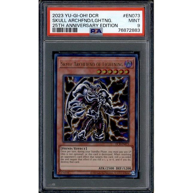 Skull Archfiend of Lightning - DCR-EN073 - PSA 9 - Ultra - Dark Crisis - Pokemon - 72883