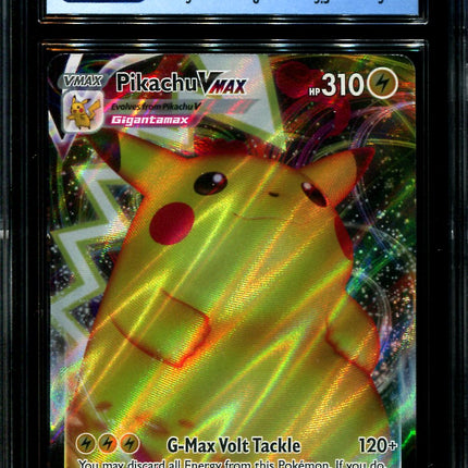 Pikachu Vmax - 044/185 - CGC 8.5 - Vivid Voltage - Pokemon - 28198