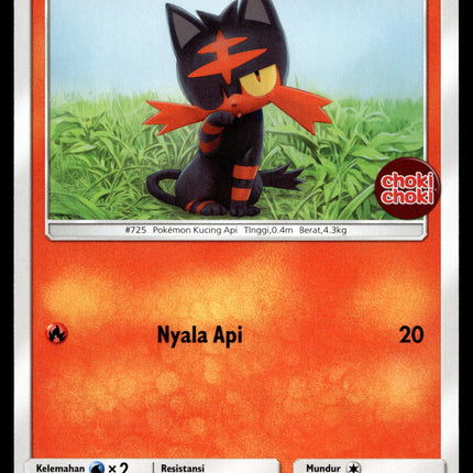 Litten - 060/SM-P - NM - Indonesian Choki Choki - Promo - Pokemon - B1-52