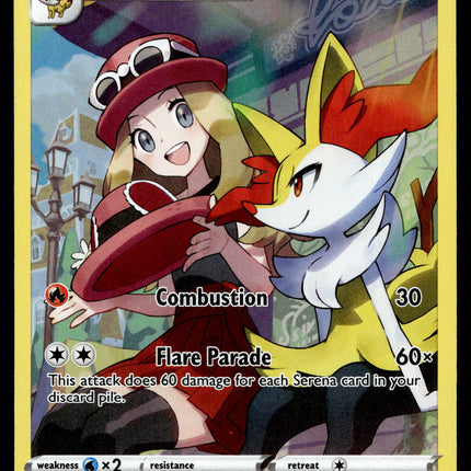 Braixen - TG01/TG30 - NM - Full Art - Silver Tempest - Pokemon - A6-2