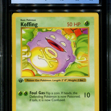 Koffing - 51/102 - CGC 8 - 1st Edition - Base Set - Pokemon - 38127
