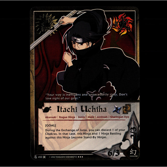 Itachi Uchiha - 453 - NM - Foil - Promo - Naruto CCG - E1-37