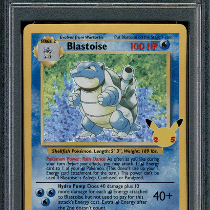 Blastoise - 2/102 - PSA 10 - Holo - Celebrations - Pokemon - 61996
