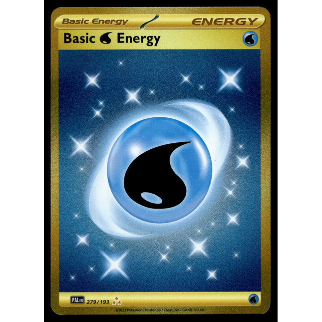Water Energy - 279/193 - NM - Secret Rare - Paldea Evolved - Pokemon - A8-53