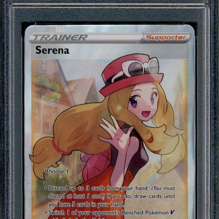 Serena - 193/195 - PSA 9 - Full Art - Silver Tempest - Pokemon - 61957