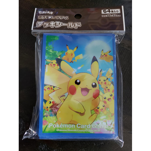 Tons of Pikachu Playing - Sealed Set of 64 Sleeves - Japanese - Pokemon Center