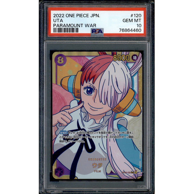 Uta - OP02-120 - PSA 10 - Secret Japanese - OP02 - One Piece - 64460