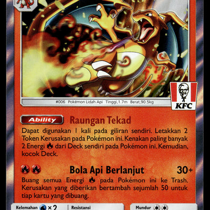 Charizard - 181/SM-P - PSA NM - Indonesian - KFC - Promo - Pokemon - A1-33