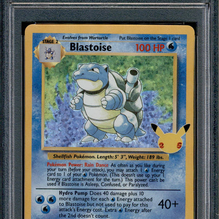 Blastoise - 2/102 - PSA 9 - Holo - Celebrations - Pokemon - 61984
