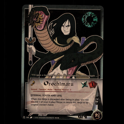 Orochimaru - 166 - NM - 1st Edition - Foil - Naruto CCG - D4-351