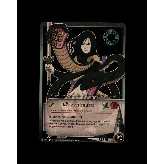Orochimaru - 166 - NM - 1st Edition - Foil - Naruto CCG - D4-351