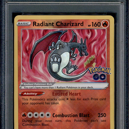 Radiant Charizard - 011/078 - PSA 10 - Ultra Rare - Pokemon GO - Pokemon - 79955