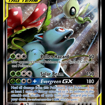 Celebi & Venusaur GX - SM167 - NM - Alt Art - Promo - Pokemon - A9-116
