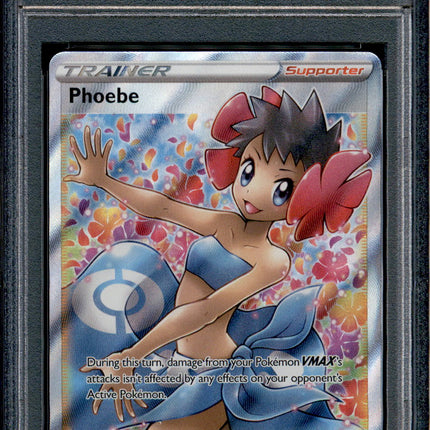 Phoebe - 161/163 - PSA 10 - Full Art - Battle Styles - Pokemon - 30045