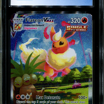 Flareon VMAX - SWSH180 - CGC 8.5 - Black Star Promos - Alternate Art - Pokemon - 92307