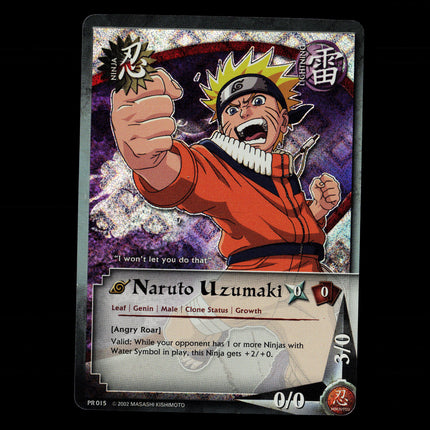Naruto Uzumaki - PR 015 - NM - Diamond Foil - Promo - Naruto CCG - E1-55