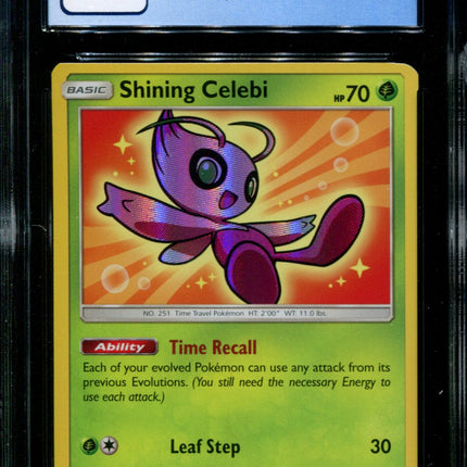 Shining Celebi - SM79 - CGC 8.5 - Black Star Promo - Shining Legends - Pokemon -  15128