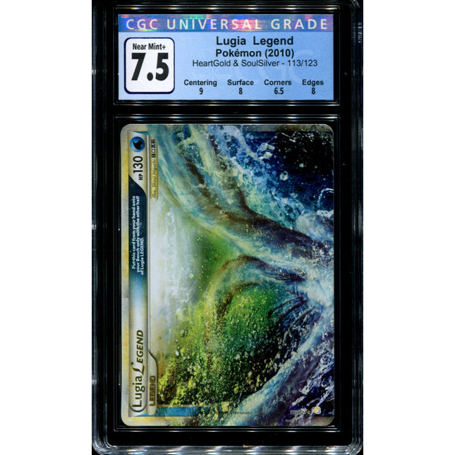 Lugia Legend Top - 113/123 - CGC 7.5 - Ultra Rare - HeartGold & SoulSilver - Pokemon - 68388