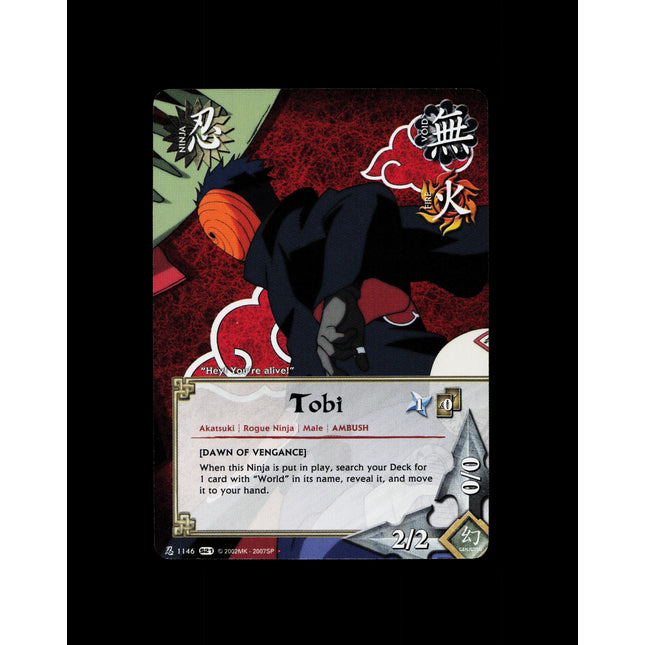 Tobi - 1146 - NM - Non-Foil - S21 - Naruto CCG - E1-171