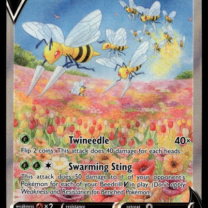 Beedrill V - 161/189 - NM - Alt Art - Astral Radiance - Pokemon - A9-123