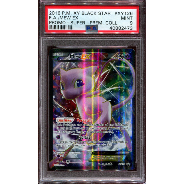 Mew EX - Full Art - Promo - XY Super Premium Collection - XY126 - PSA 9