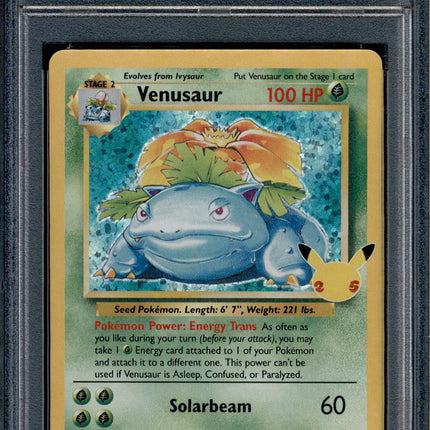 Venusaur - 15/102 - PSA 10 - Holo - Celebrations - Pokemon - 62005