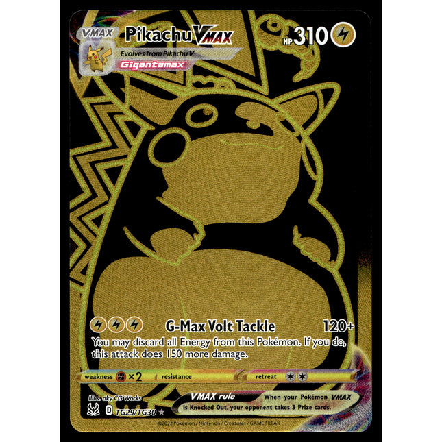 Pikachu Vmax - TG29/TG30 - NM - Secret Rare - Lost Origin - Pokemon - A7-16