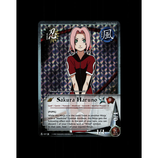 Sakura Haruno - 327 - NM - 1st Edition - Foil - Naruto CCG - D3-41