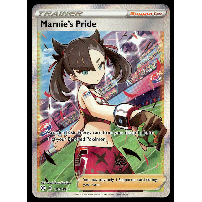 Marnie's Pride - 171/172 - PSA NM - Full Art - Brilliant Stars - Pokemon - A5-29