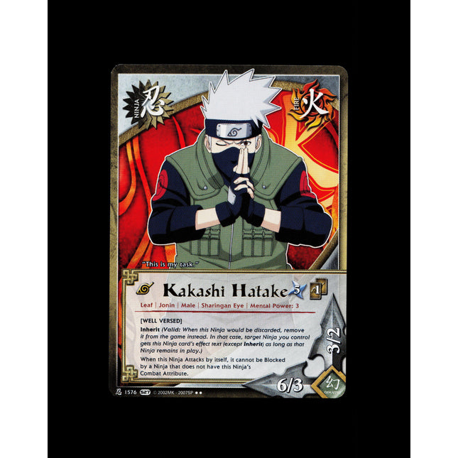 Kakashi Hatake - 1576 - NM - Non-Foil - S27 - Naruto CCG - E1-147