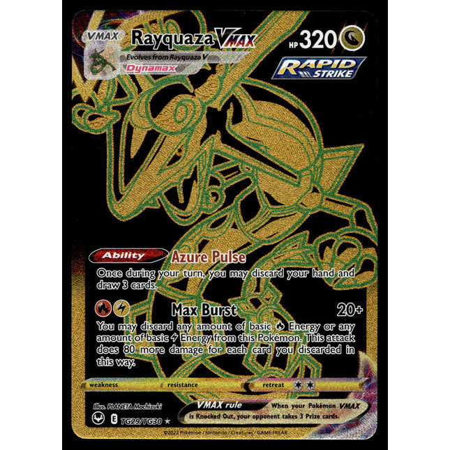Rayquaza Vmax - TG29/TG30 - NM - Secret Rare - Silver Tempest - Pokemon - A7-40