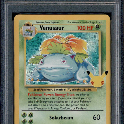 Venusaur - 15/102 - PSA 9 - Holo - Celebrations - Pokemon - 76502