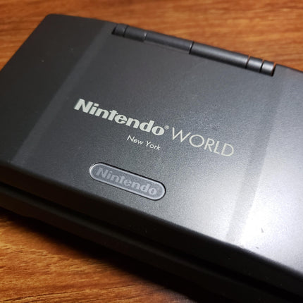 Nintendo DS Black Console - Nintendo World New York - Etched Nintendo World Logo - Extremely Rare - Used