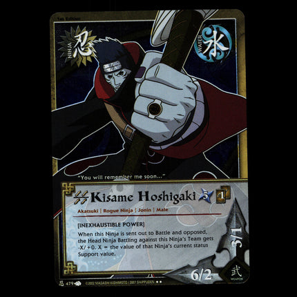 Kisame Hoshigaki - 479 - NM - 1st Edition - Foil - Naruto CCG - D3-79