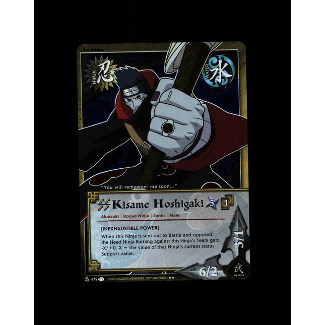 Kisame Hoshigaki - 479 - NM - 1st Edition - Foil - Naruto CCG - D3-79