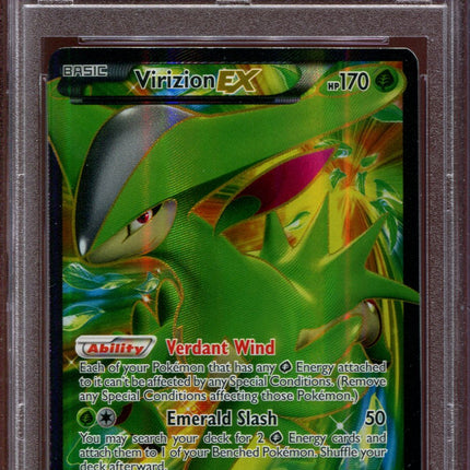 Virizion EX - Full Art - Plasma Blast - 96/101 - PSA 9