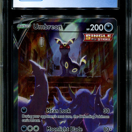 Umbreon V - 189/203 - CGC 8.5 - Evolving Skies - Alternate Art - Pokemon - 92241