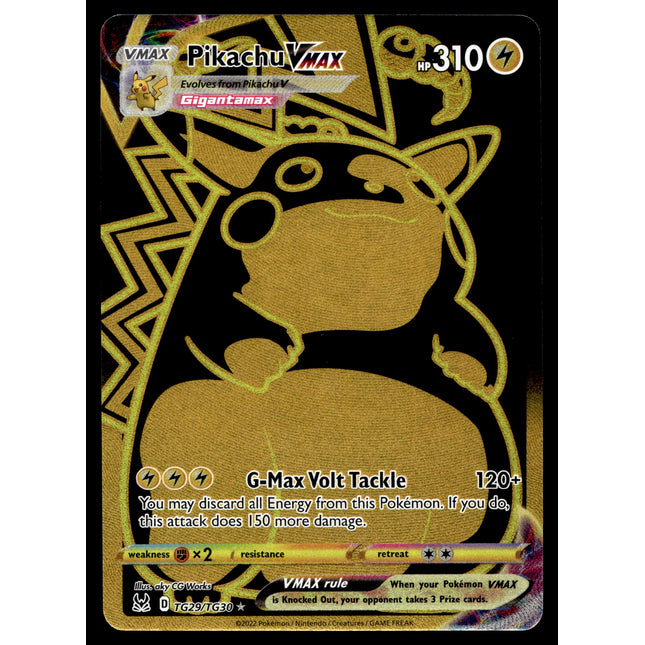 Pikachu Vmax - TG29/TG30 - NM - Secret Rare - Lost Origin - Pokemon - A7-26