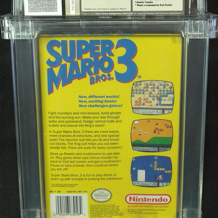 Super Mario Bros. 3 - NES - WATA 7.5 - A - Right Bros. - Brand New Sealed