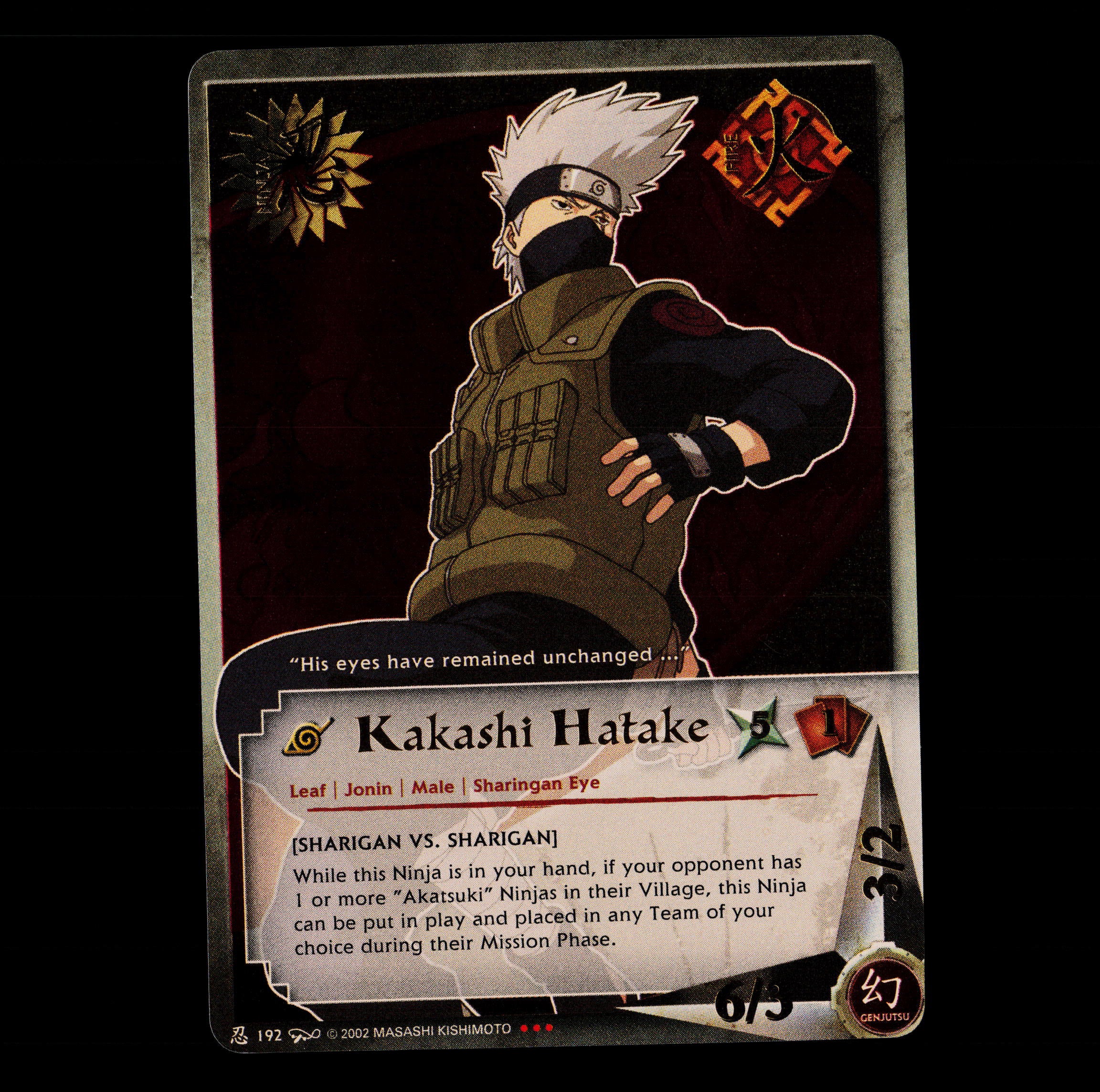 Naruto Photo card Hatake Kakashi Promo A