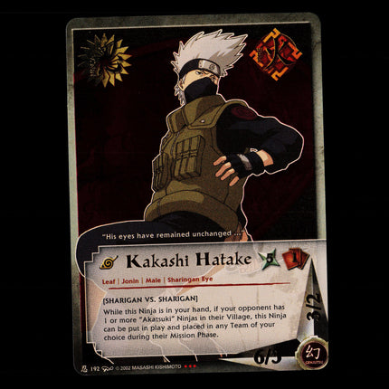 Kakashi Hatake - 192 - NM - Foil - Promo - Naruto CCG - E1-79