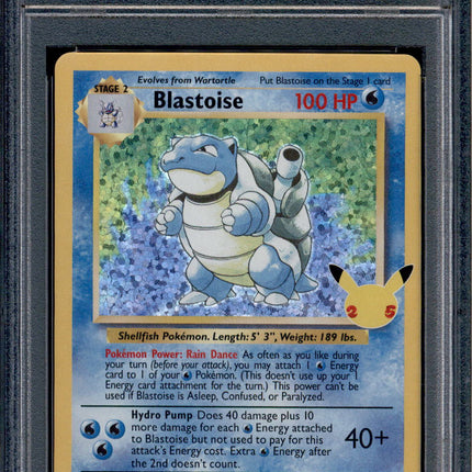 Blastoise - 2/102 - PSA 10 - Holo - Celebrations - Pokemon - 61991