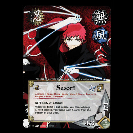 Sasori - 1148 - NM - Non-Foil - S21 - Naruto CCG - E1-172