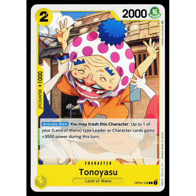 Tonoyasu - OP04-109 - NM - Common - English OP04 - One Piece TCG