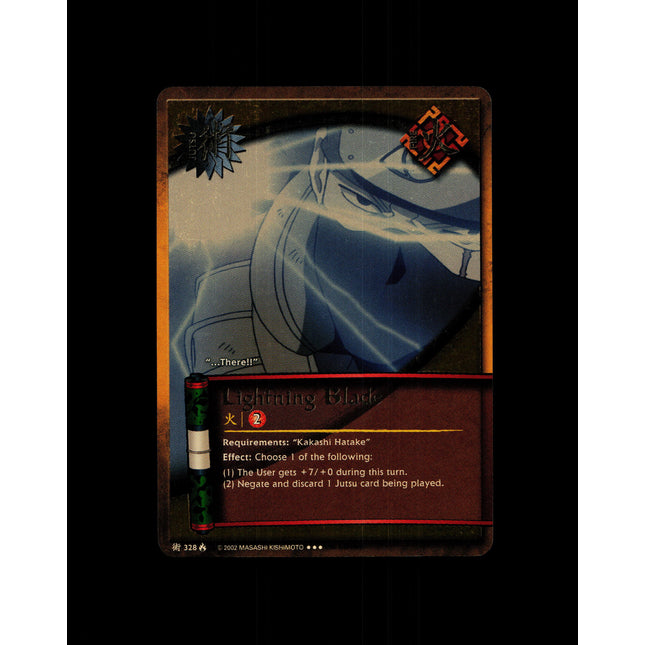 Lightning Blade - 328 - NM - 1st Edition - Foil - Naruto CCG - D4-253