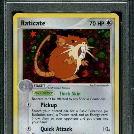 Raticate - 48/112 - PSA 9 - Reverse Holo - FRLG - Pokemon - 80753