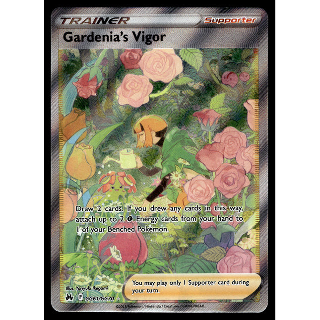 Gardenia's Vigor - GG61/GG70 - NM - Full Art - Crown Zenith - Pokemon - C2-9