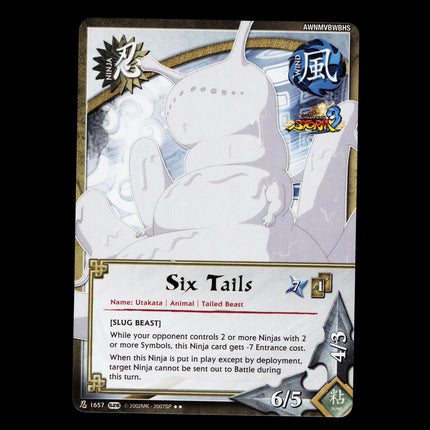 Six Tails - 1657 - NM - Non-Foil - S28 - Naruto CCG - E1-135