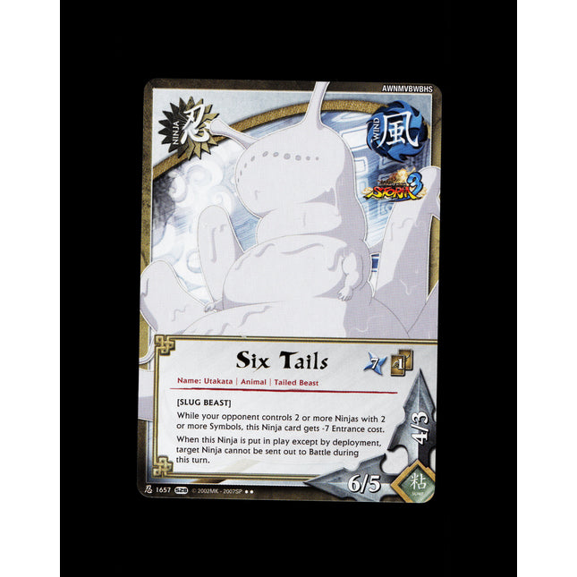 Six Tails - 1657 - NM - Non-Foil - S28 - Naruto CCG - E1-135